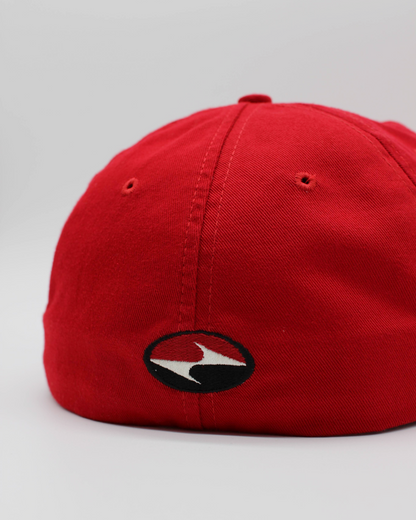90s Nike Yin Yang Red Fitted Cap (L)