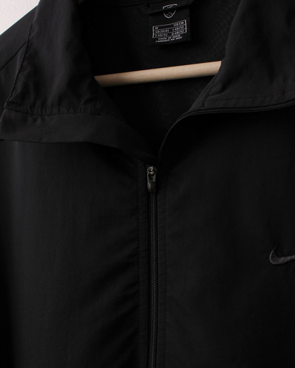00s Nike Black Lightweight Short Sleeve Windbreaker (M)