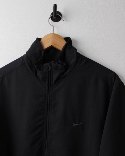 00s Nike Black Lightweight Short Sleeve Windbreaker (M)
