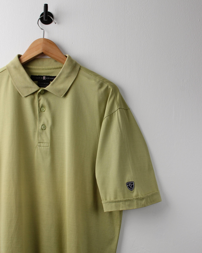00s Nike Tiger Woods Shield Logo Lime Green Polo (S)