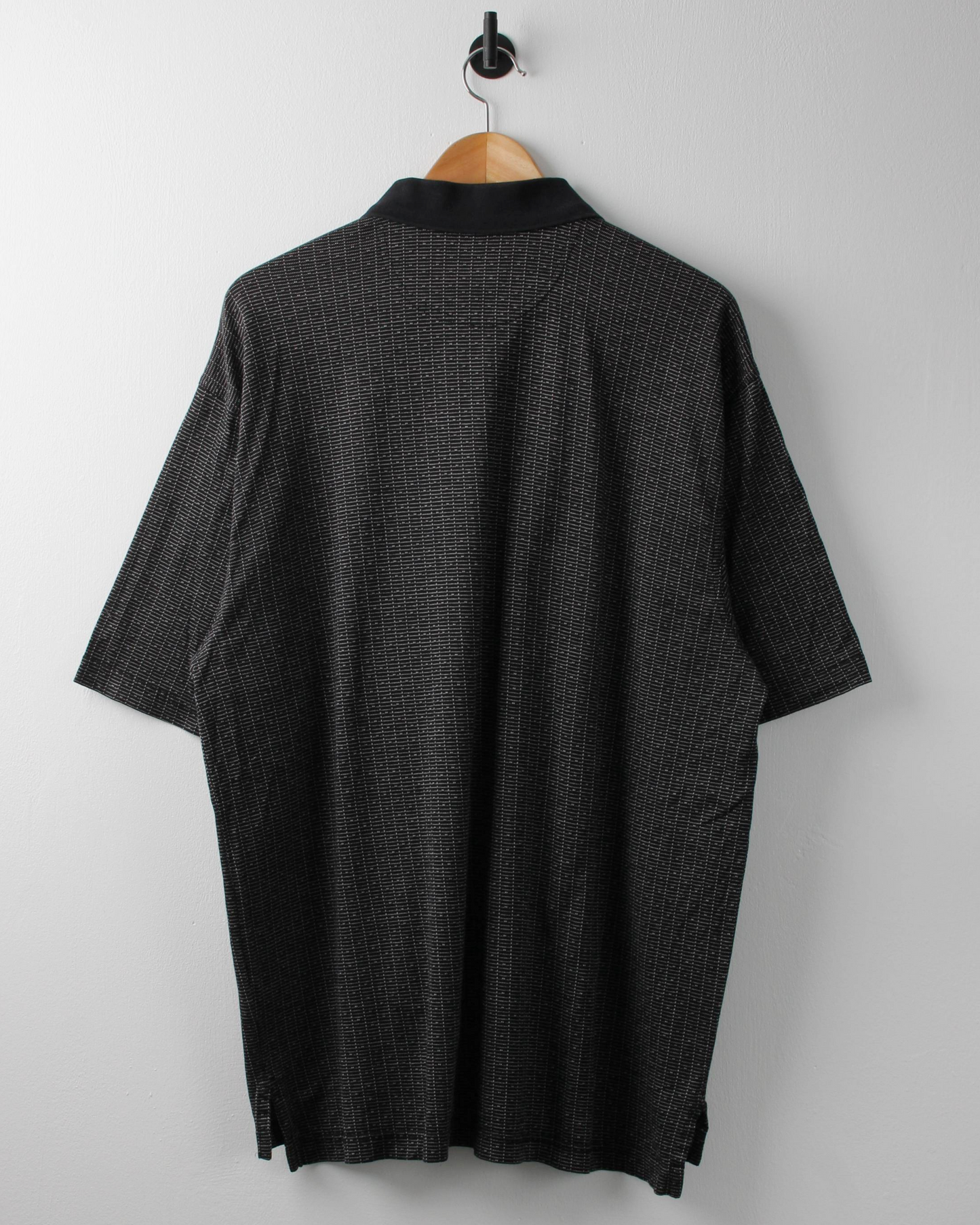 90s Ashworth Black Geometric Polo (XL)