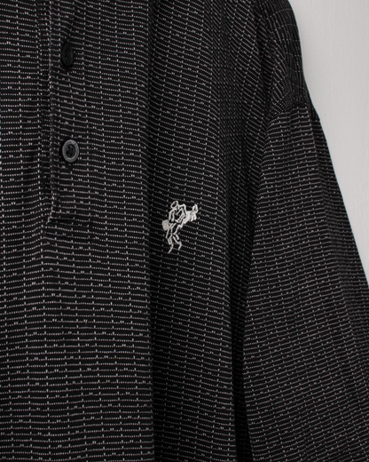 90s Ashworth Black Geometric Polo (XL)