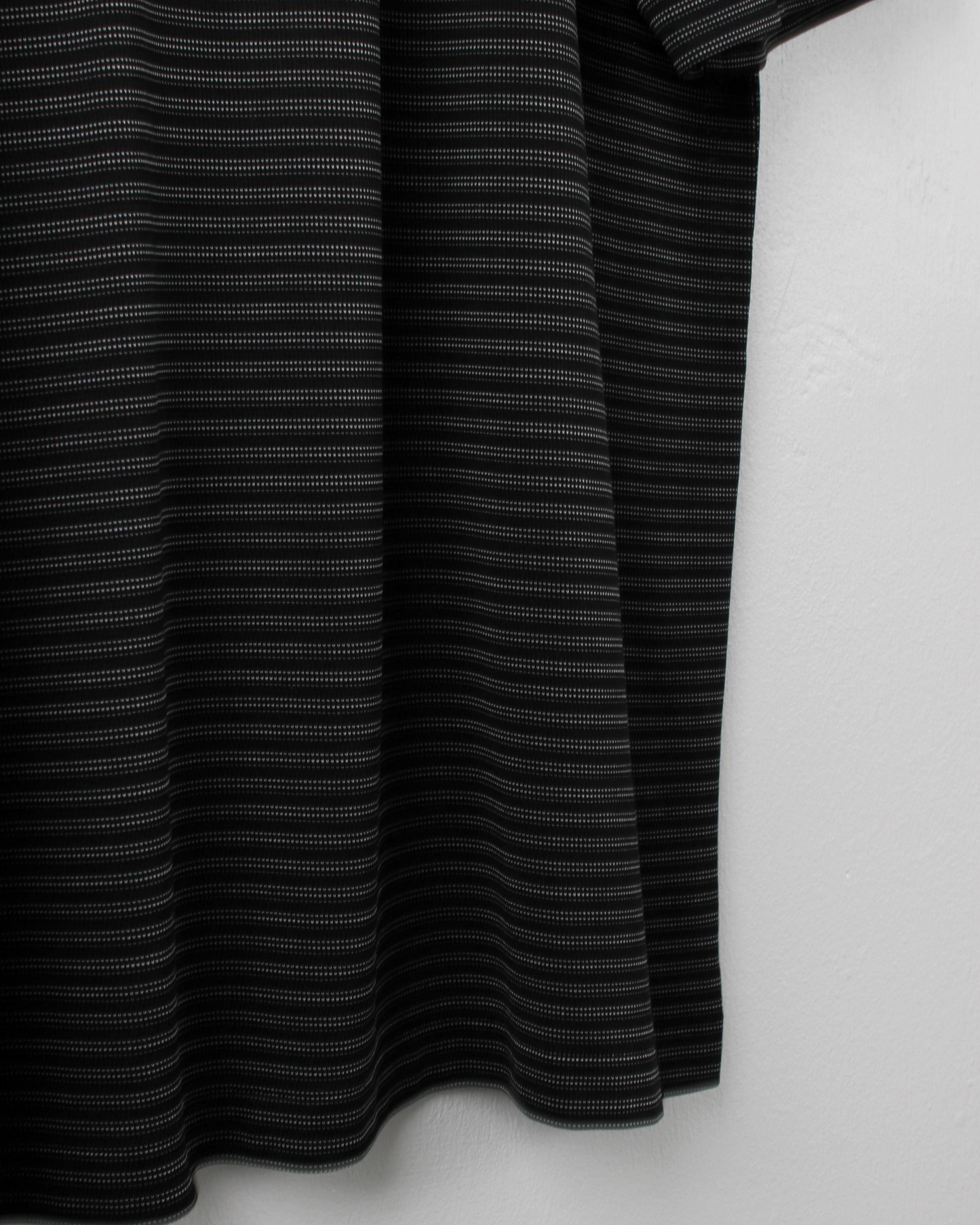 00s Nike Tiger Woods Black & White Striped Polo (L)