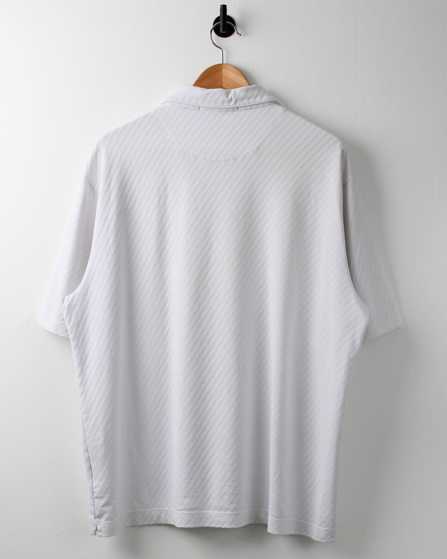 00s Nike Tiger Woods White Textured Polo (L)