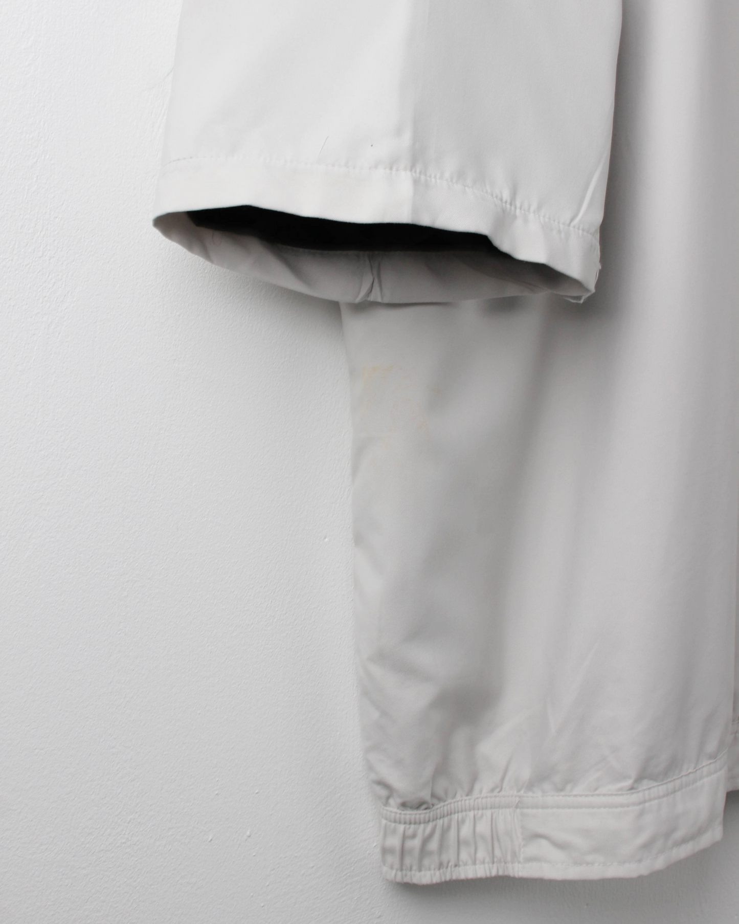 00s Nike Shield Cream Short Sleeve Windbreaker (L)