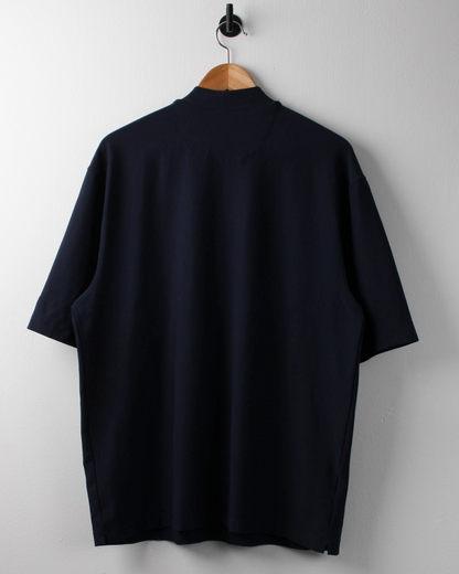 00s Nike Dri-Fit Navy Mock Neck Golf Top (XL)