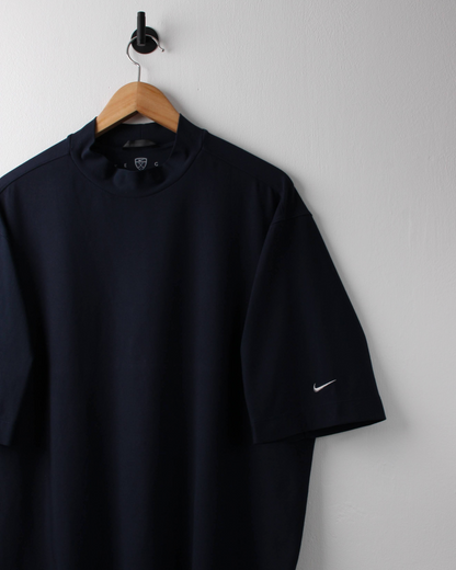 00s Nike Dri-Fit Navy Mock Neck Golf Top (XL)
