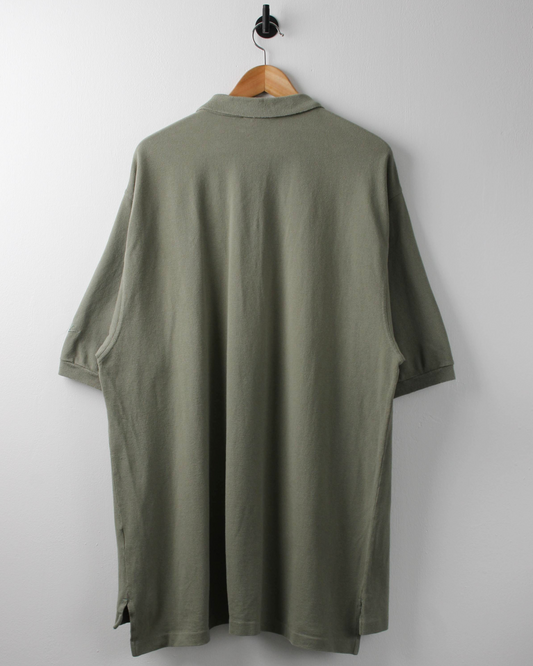 90s Nike Tour Khaki Green Polo (XXL)