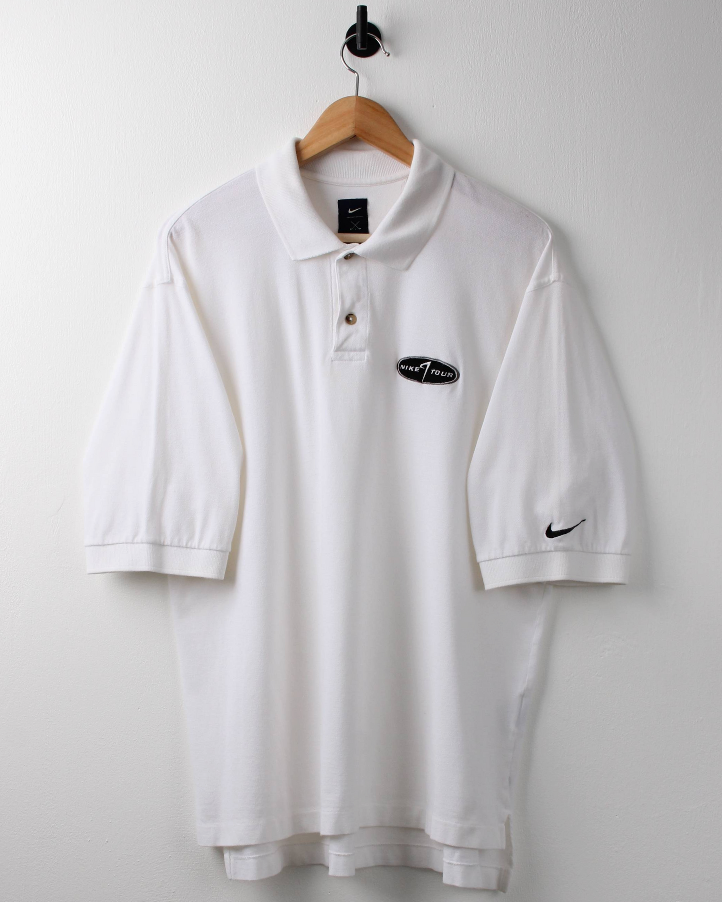 90s Nike Tour White Polo (L)