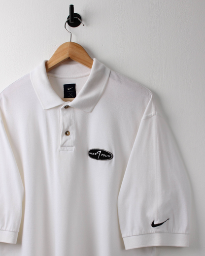 90s Nike Tour White Polo (L)