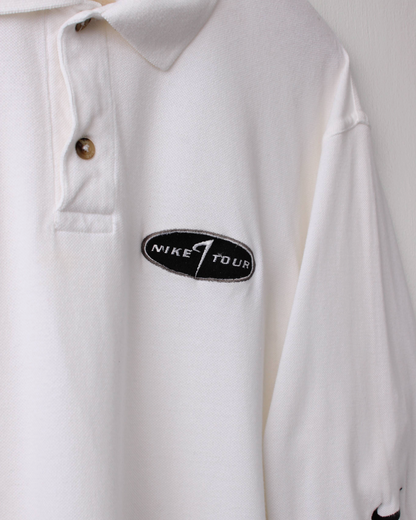 90s Nike Tour White Polo (L)
