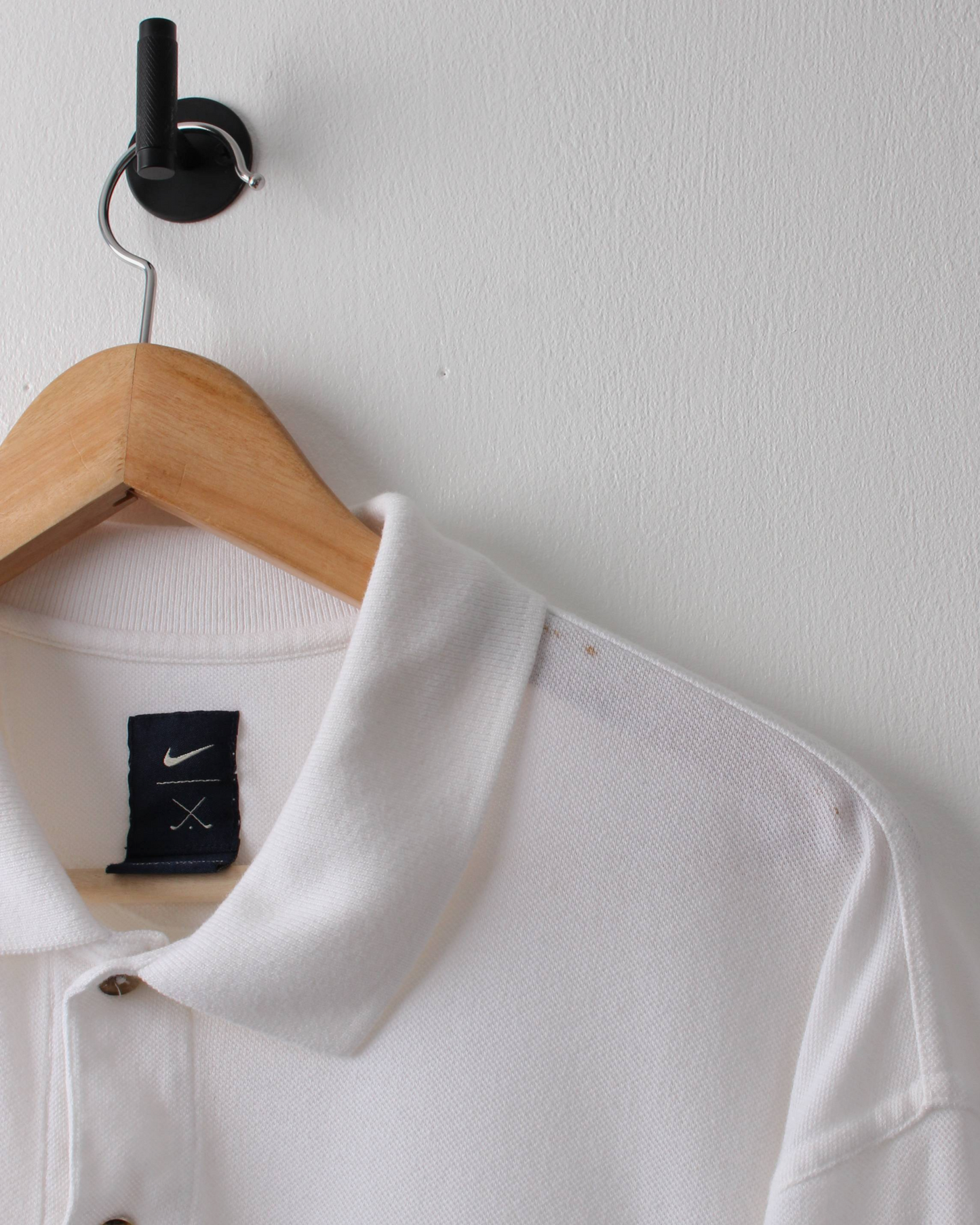 90s Nike Tour White Polo (L)