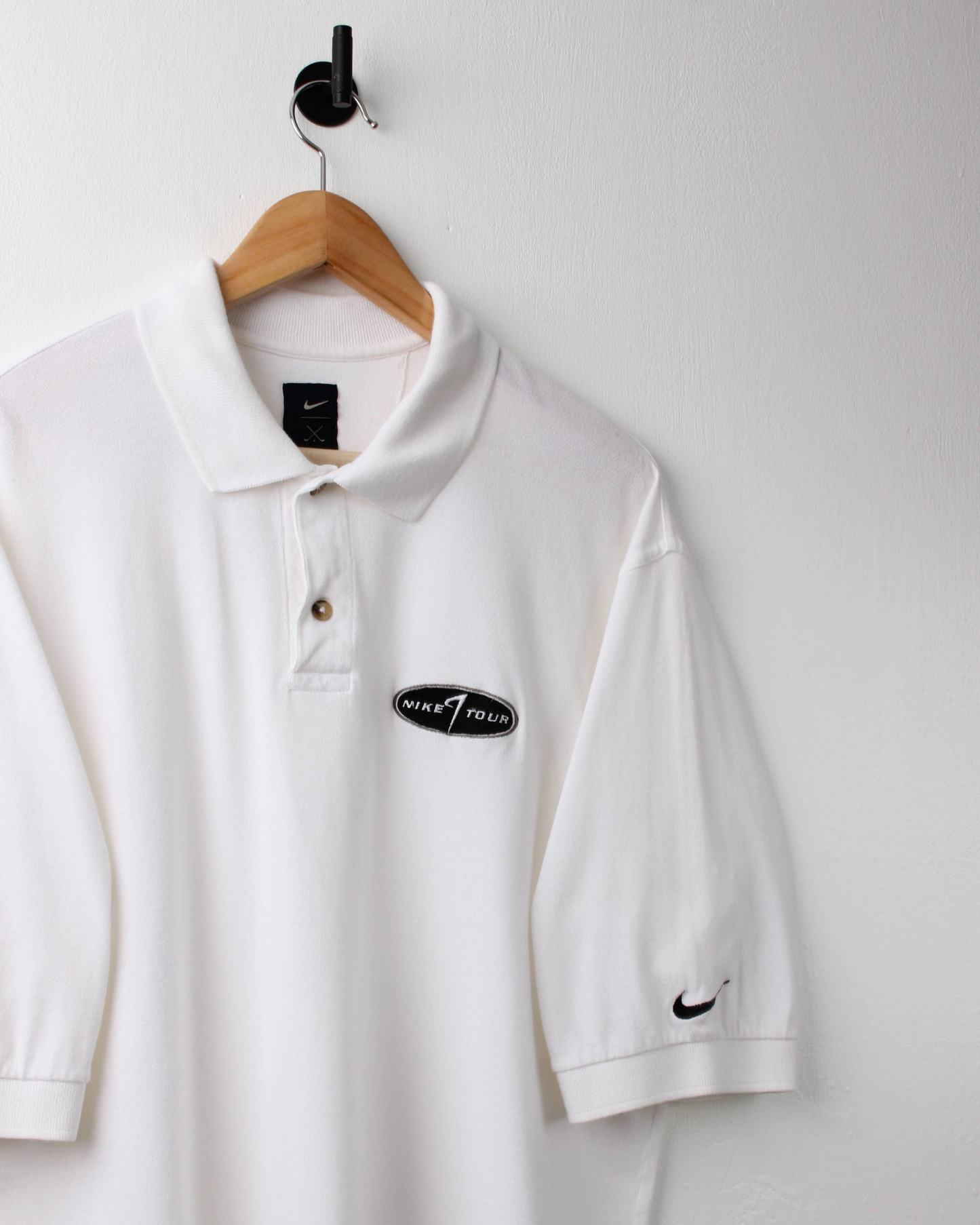 90s Nike Tour White Polo (L)