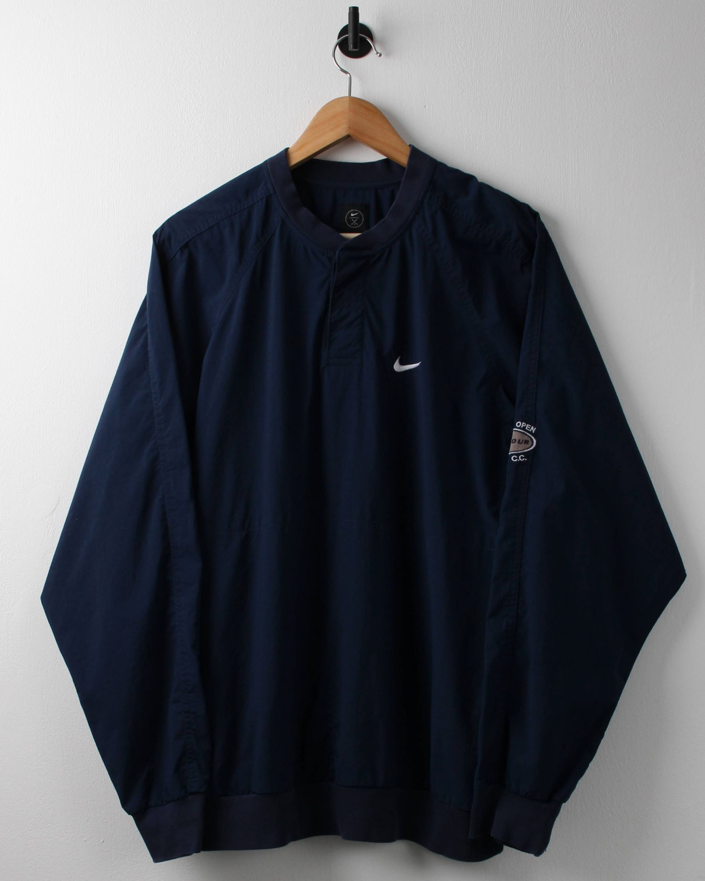 90s Nike Tour Knoxville Open Navy Buttoned Windbreaker (L)