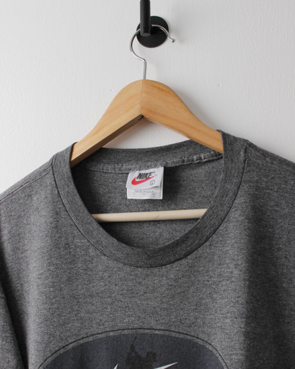 90s Nike Tour Grey Graphic Tee (L)