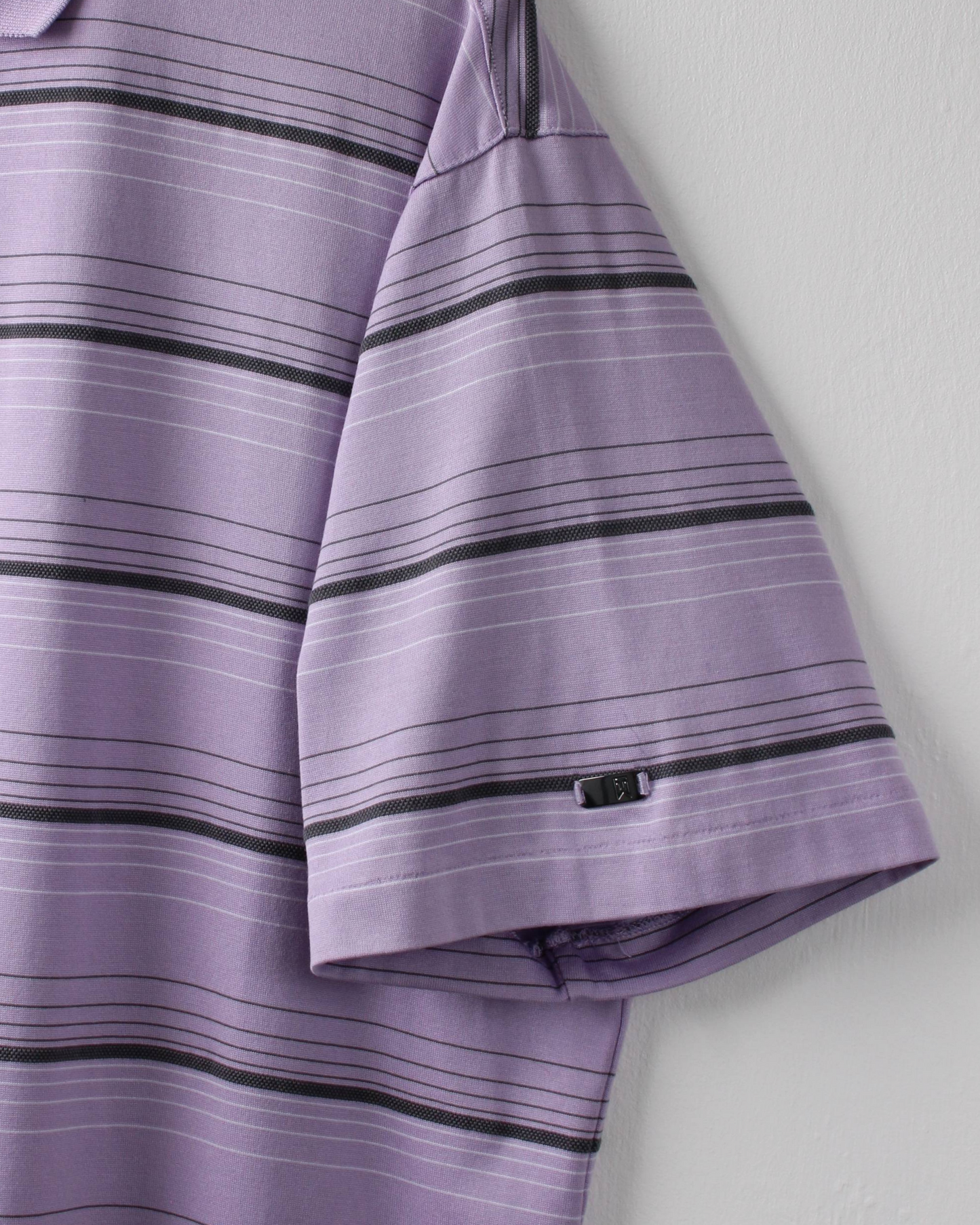 00s Nike Tiger Woods Lilac Striped Polo (L)