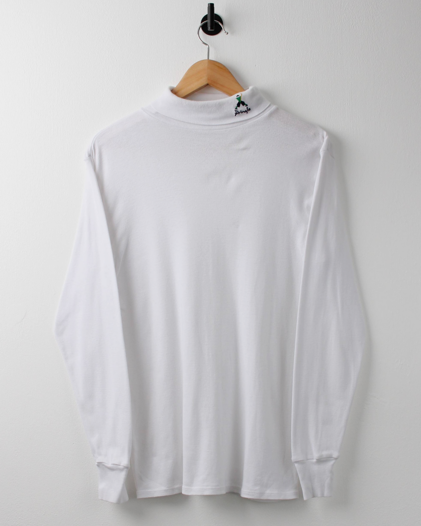 90s Pringle Faldo Collection White Long Sleeve Turtle Neck (M)