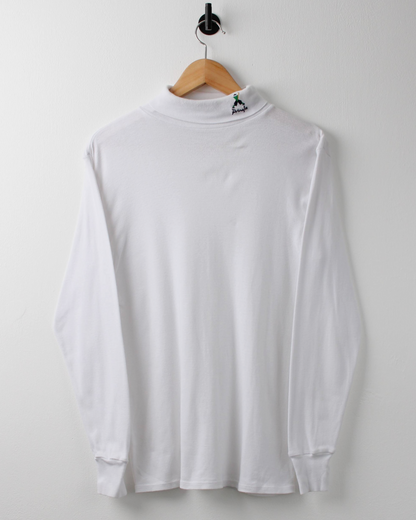 90s Pringle Faldo Collection White Long Sleeve Turtle Neck (M)