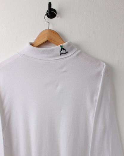 90s Pringle Faldo Collection White Long Sleeve Turtle Neck (M)