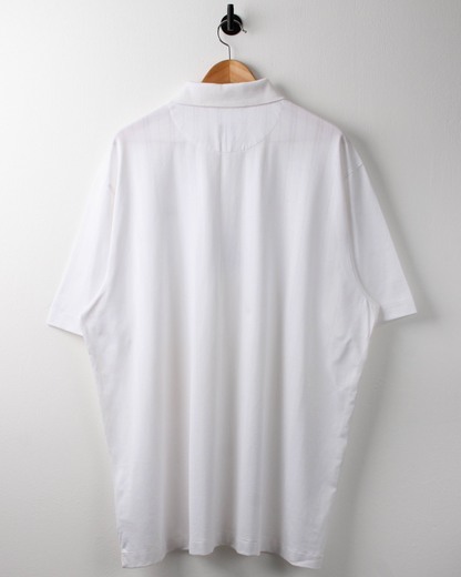 00s Nike Tiger Woods White Textured Polo with Tags (XXL)