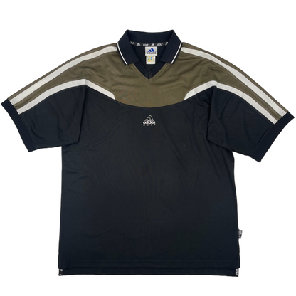 Adidas Black/Gold Polo-Shirt (XL)