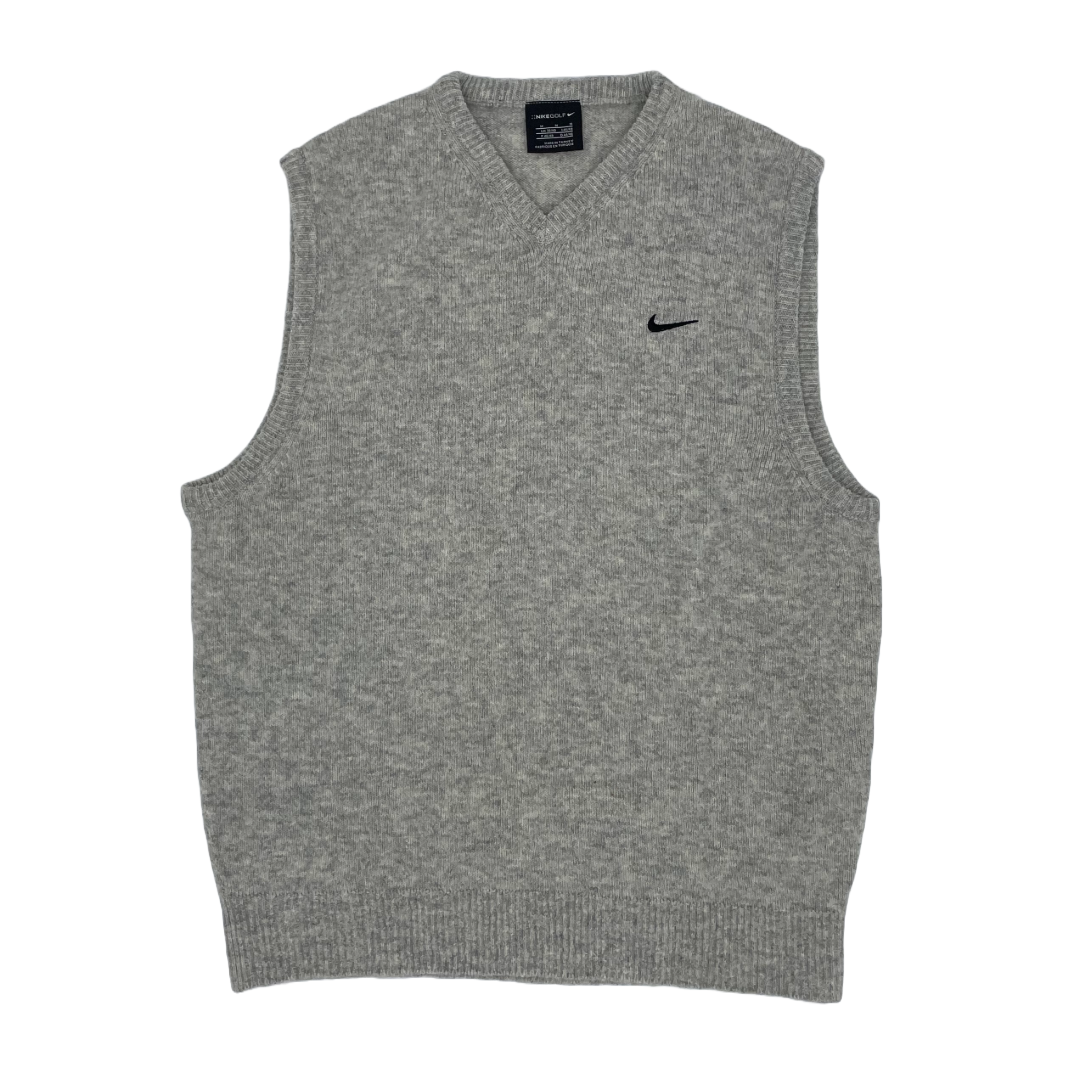 Nike Grey Woollen Golf Vest (M)