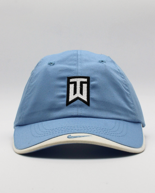 00s Nike Tiger Woods Light Blue & White Cap