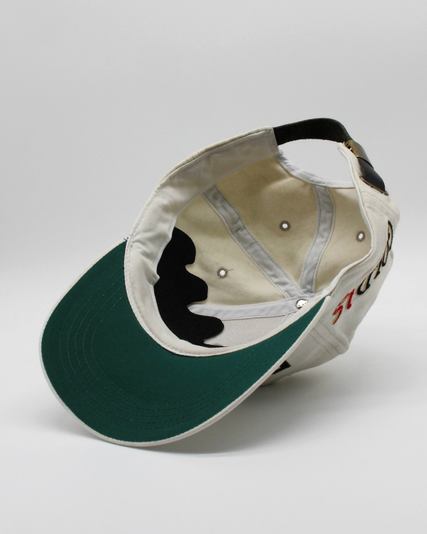 90s Pinnacle Gold LS White Cap