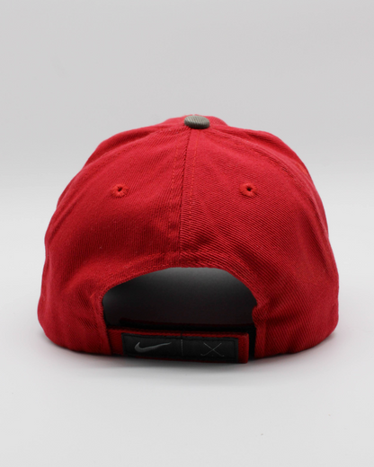 90s Nike Tiger Woods Yin Yang Metal Swoosh Red & Grey Cap