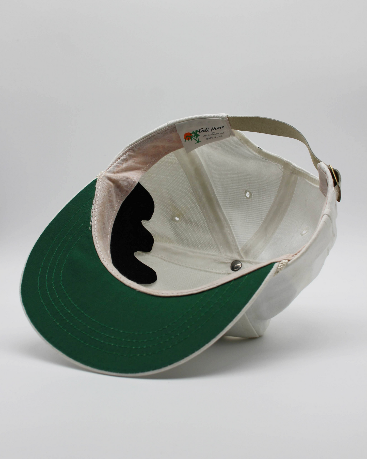 90s Pebble Beach White Rope Cap by CaliFrame