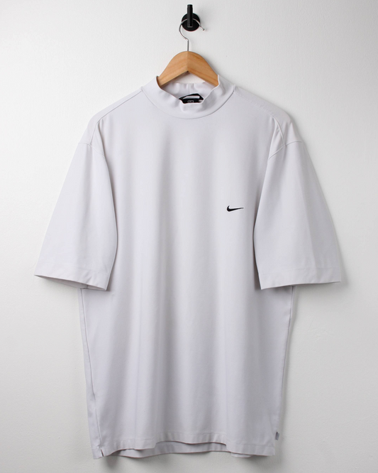 00s Nike White Dri-Fit Mock Neck (XL)