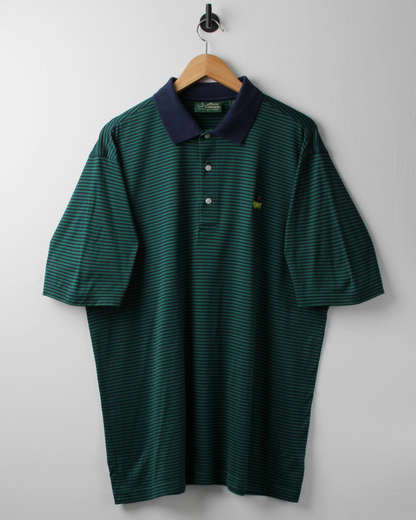 90s Masters Amen Corner Green & Navy Polo (L)