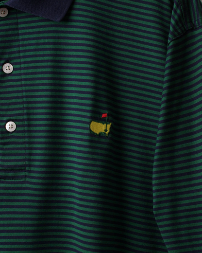 90s Masters Amen Corner Green & Navy Polo (L)