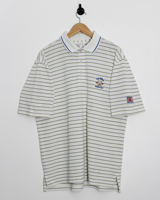 2006 US Open Volunteer Striped Polo-Shirt (M)