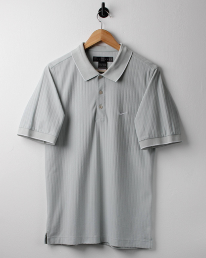 00s Nike Mint Green Textured Polo (S)