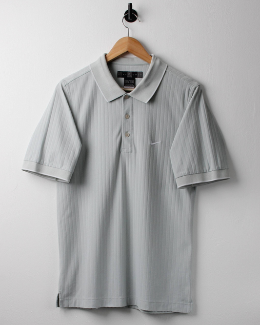 00s Nike Mint Green Textured Polo (S)