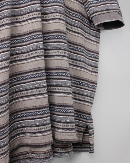 90s Ashworth Abstract Striped Polo (L)