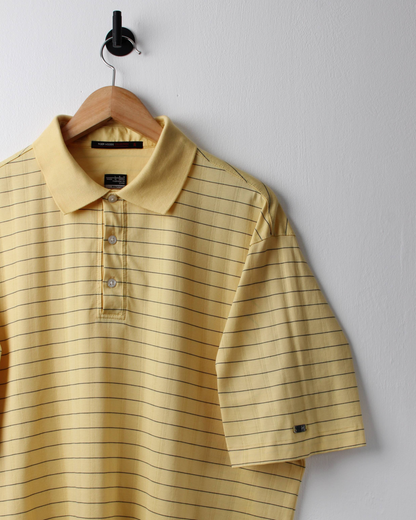 00s Nike Tiger Woods Yellow & Black Polo (L)