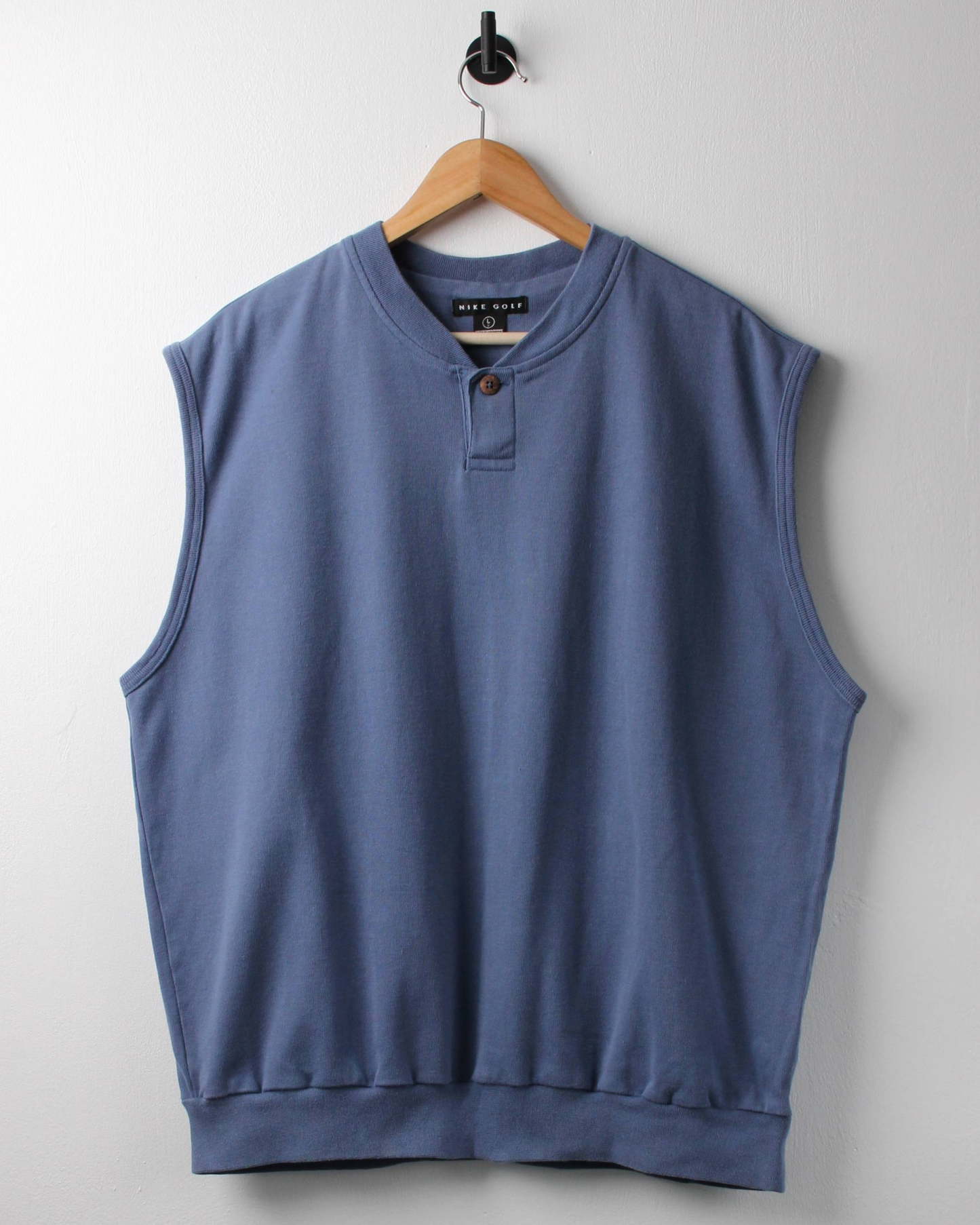 90s Nike Blue Cotton Golf Vest (L)