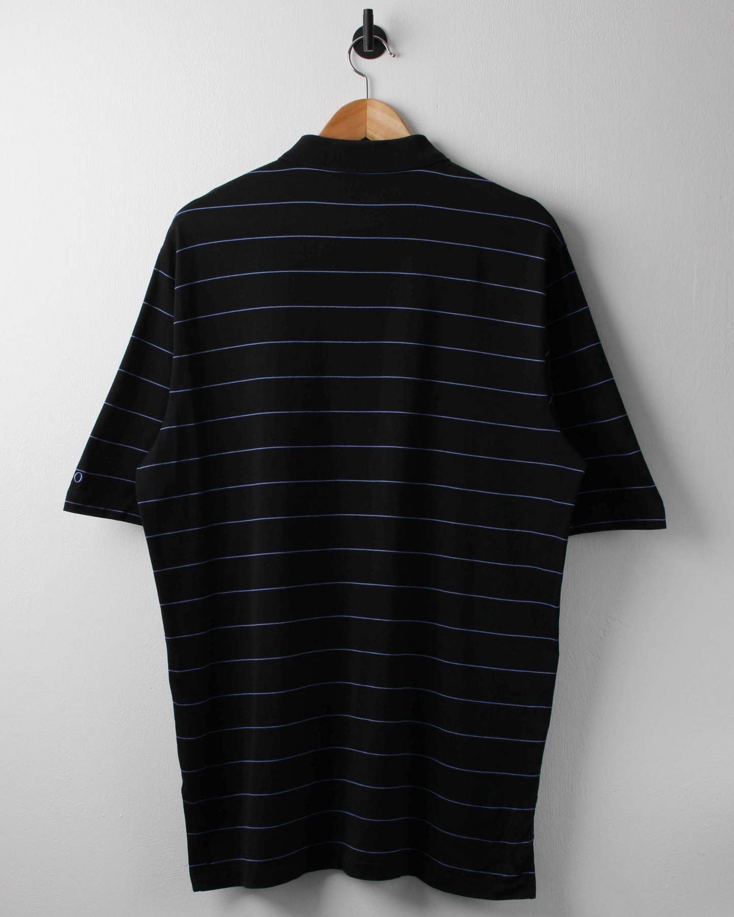 2006 Ryder Cup Polo Golf Black & Blue Striped Polo (L)