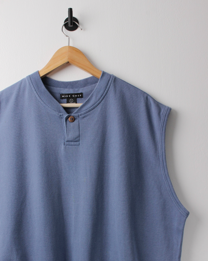 90s Nike Blue Cotton Golf Vest (L)