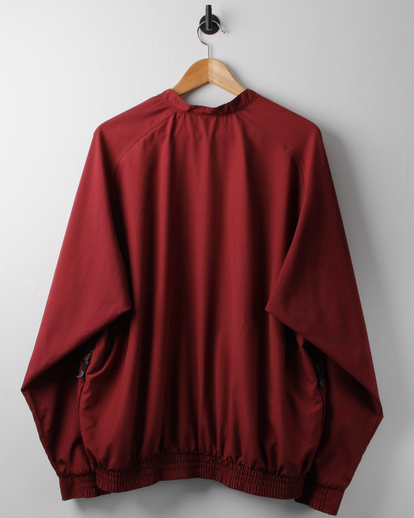 00s Nike Burgundy Quarter Snap Windbreaker (L)