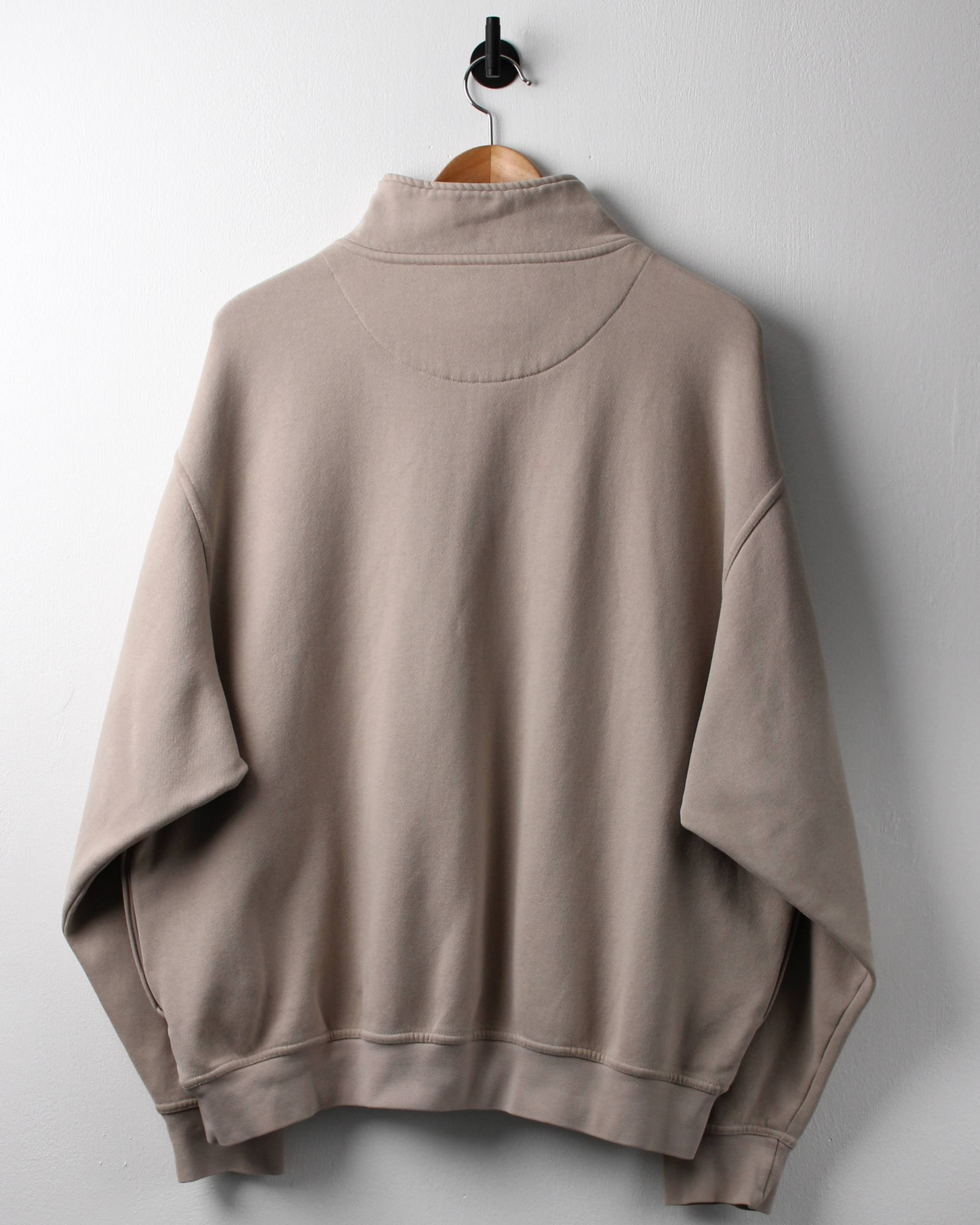 00s Nike Shield Logo Brown Quarter Zip Sweatshirt (M)