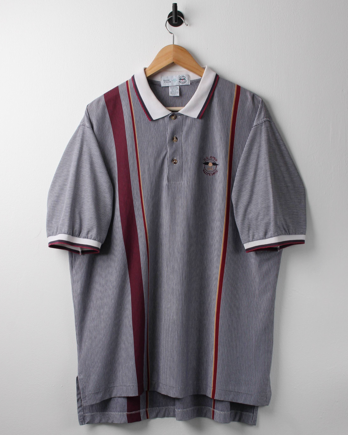 1993 US Open Baltusrol IZOD Striped Polo (XL)