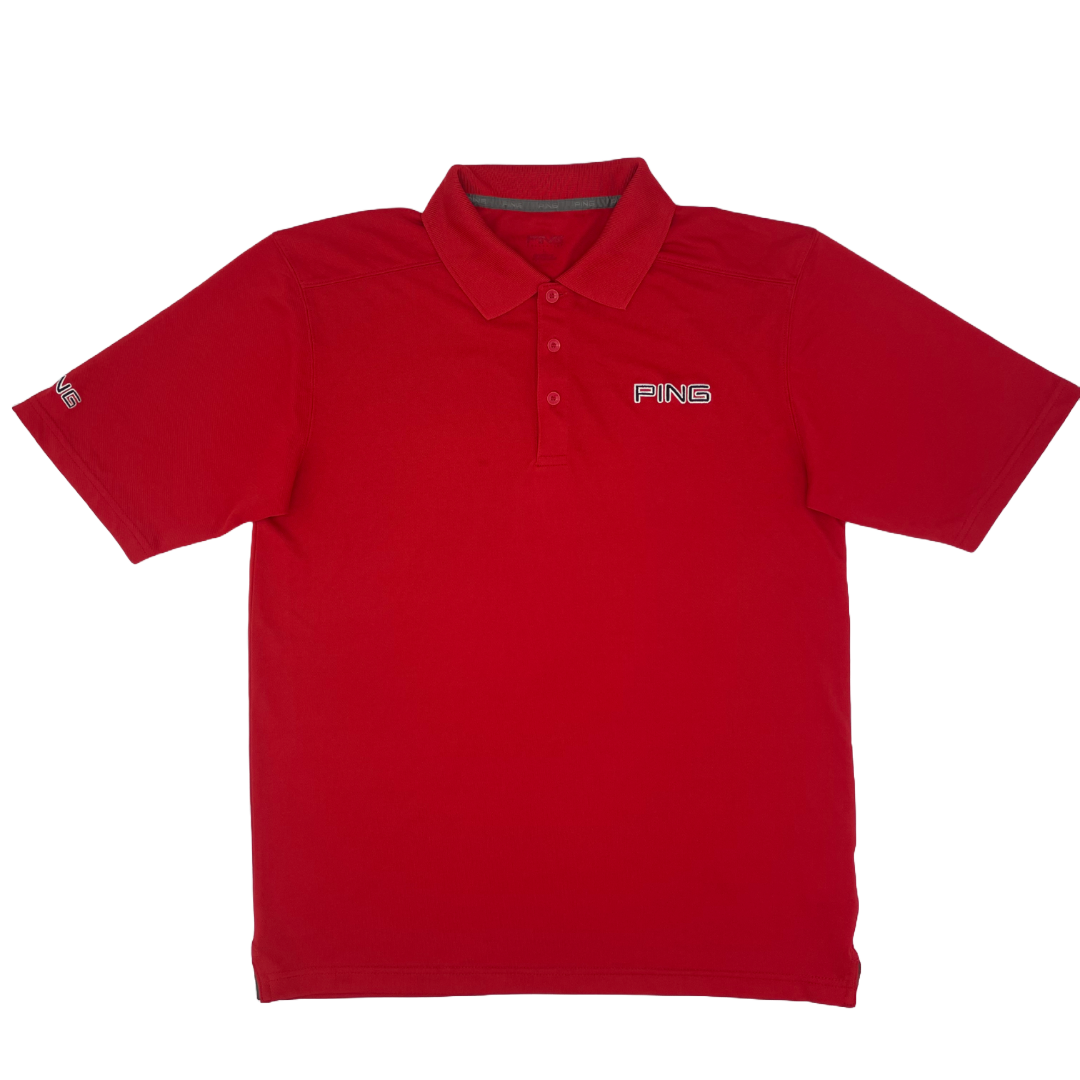 Ping Red Polo-Shirt (L) - Generation Mulligan