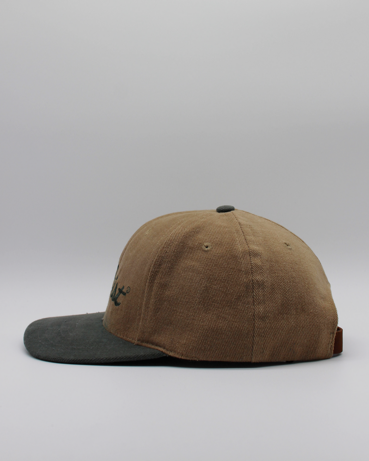 90s Titleist DCI Beige & Green Strapback Cap