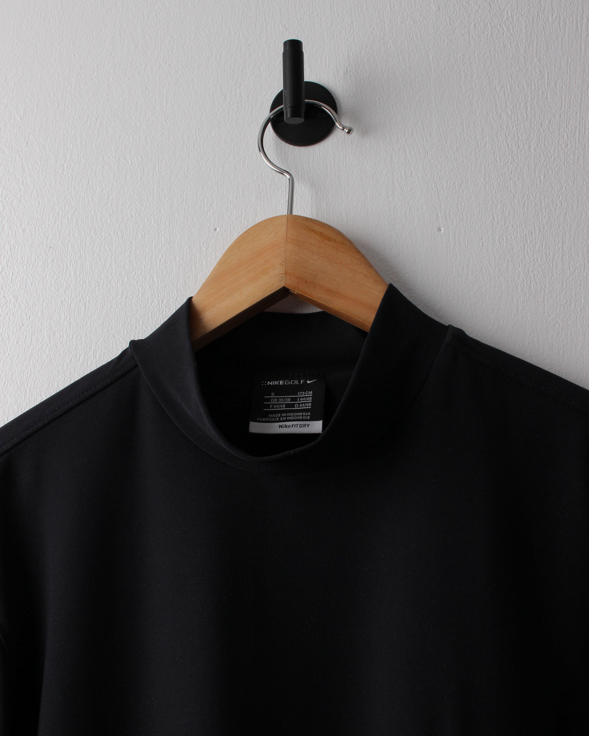 00s Nike Black Dri-Fit Mock Neck (S)