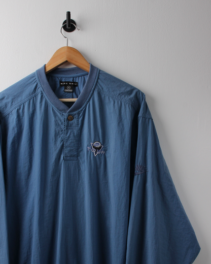 90s Nike Tour Light Blue Buttoned Windbreaker (L)
