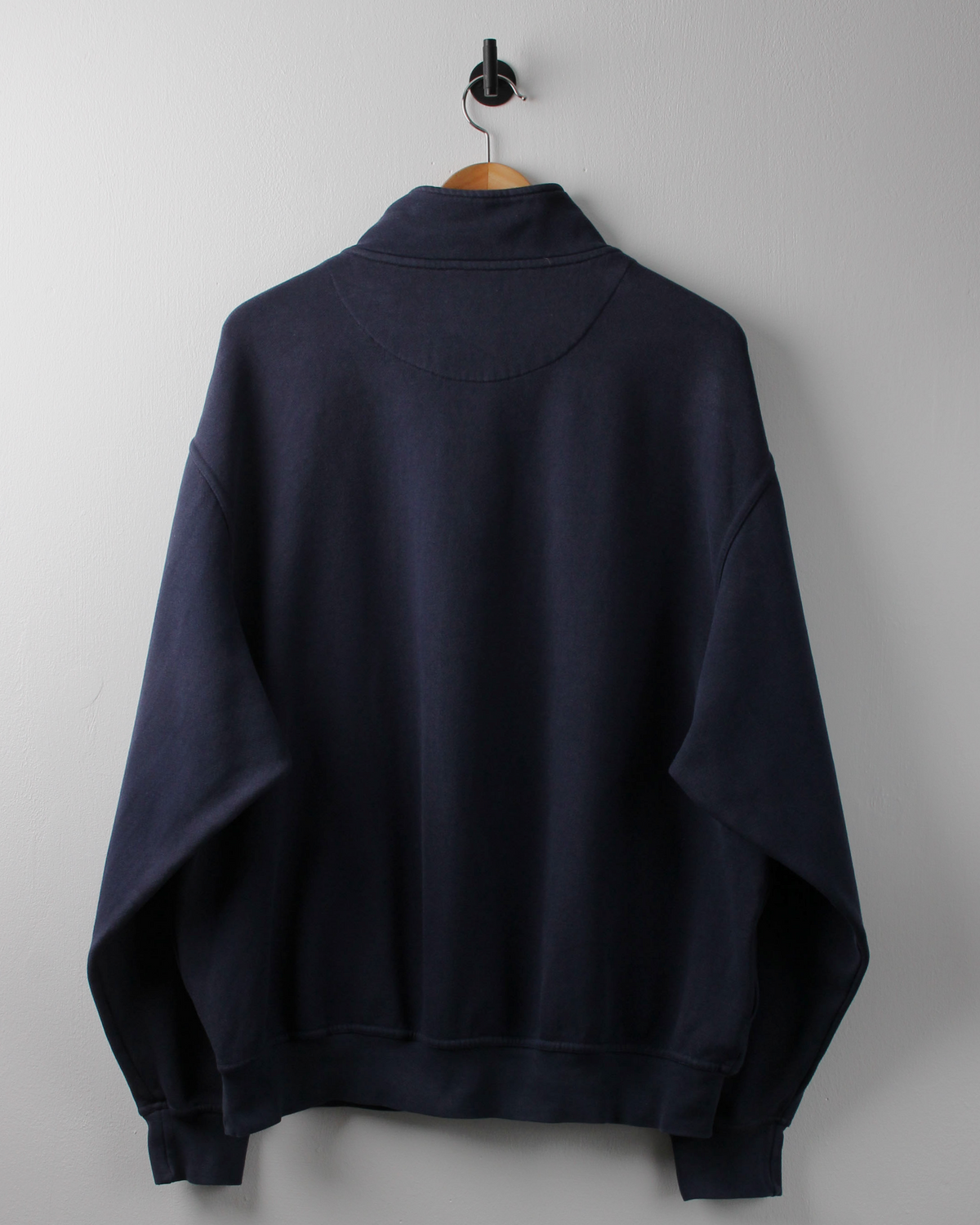 00s Nike Shield Logo Navy & Purple Quarter Zip Sweatshirt (L)