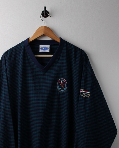 ‘99 US Open Pinehurst No. 2 Blue Plaid Windbreaker (L)